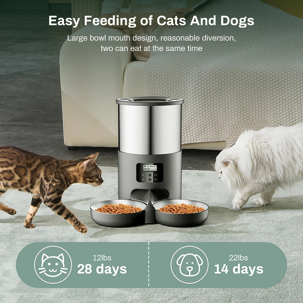 4L Smart Pet Feeder Dispenser